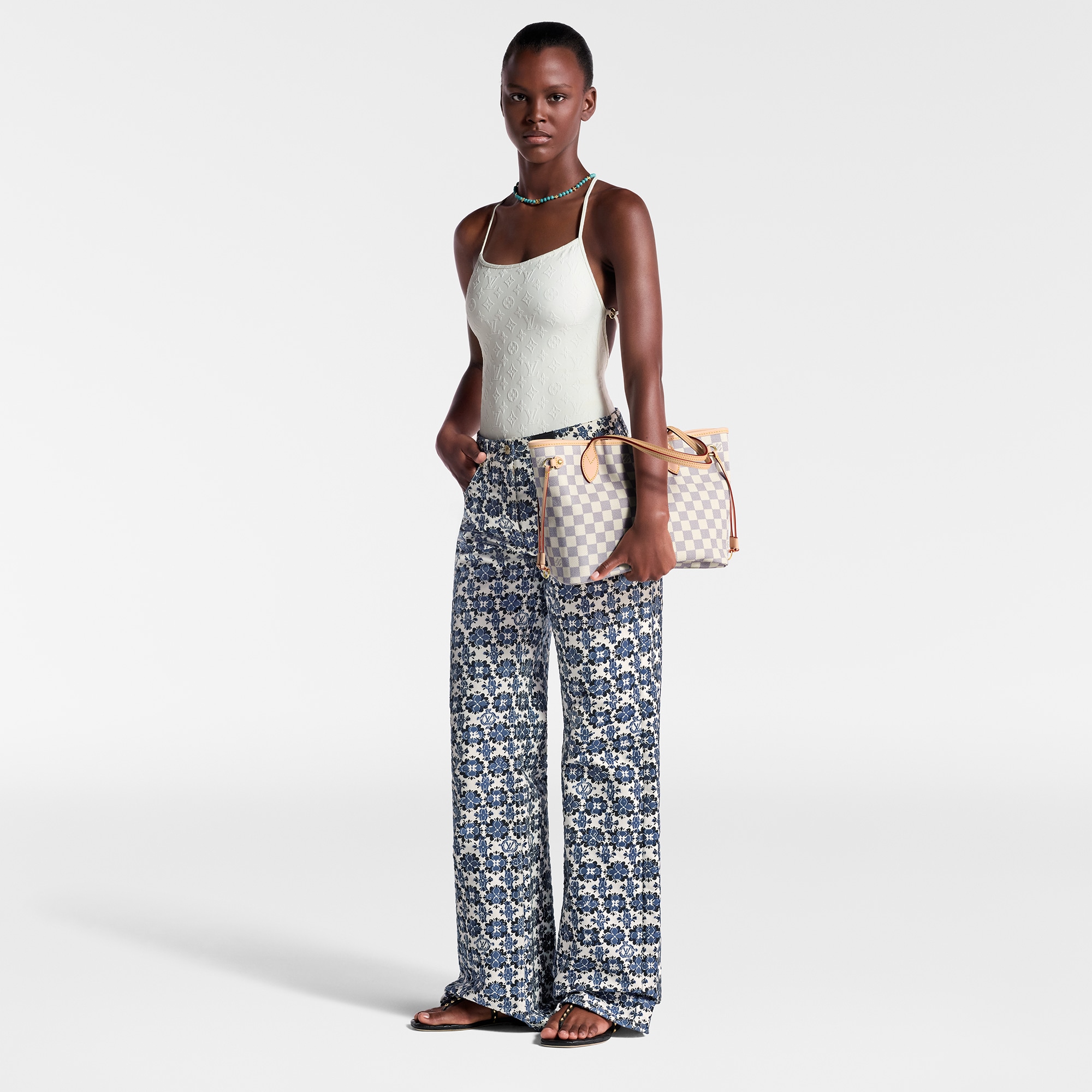 ネバーフルpm アズール Neverfull PM Damier Azur Canvas - Handbags | LOUIS VUITTON